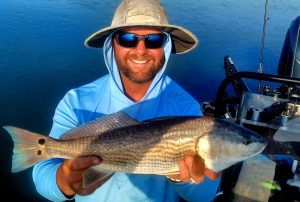 Redfish fishing charter in Flagler Beach